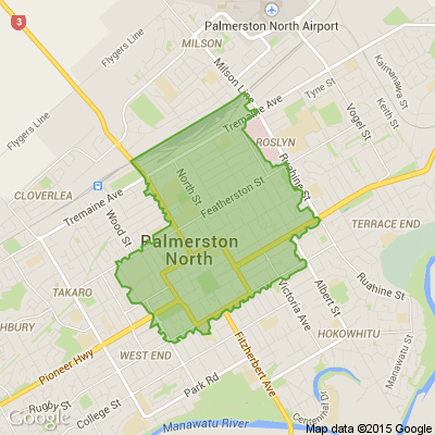 palmerston north central neighbourly map nearby nz